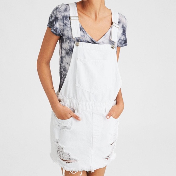 American Eagle Denim Overall Skirt Dress - Picture 1 of 3